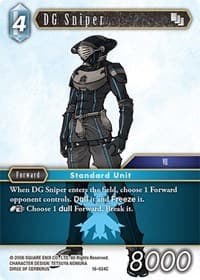 DG Sniper - Emissaries of Light - Final Fantasy TCG card