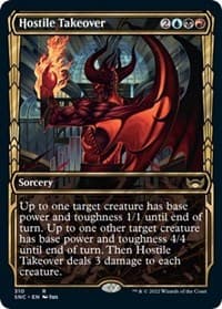 Hostile Takeover (Showcase) - Streets of New Capenna - Magic: The Gathering card
