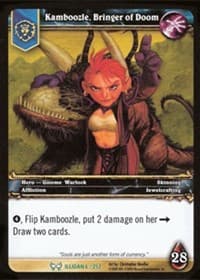 Kamboozle, Bringer of Doom - The Hunt for Illidan - WoW card
