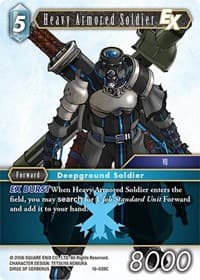 Heavy Armored Soldier EX - Emissaries of Light - Final Fantasy TCG card