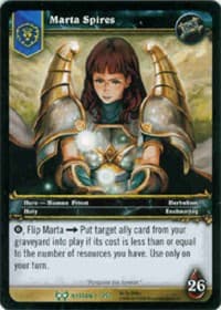 Marta Spires - The Hunt for Illidan - WoW card