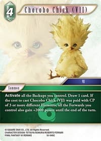 Chocobo Chick (VII) - Emissaries of Light - Final Fantasy TCG card