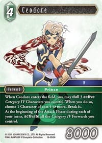 Ceodore - Emissaries of Light - Final Fantasy TCG card