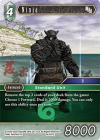Ninja - Emissaries of Light - Final Fantasy TCG card