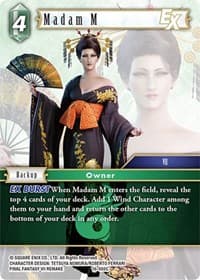 Madam M EX - Emissaries of Light - Final Fantasy TCG card