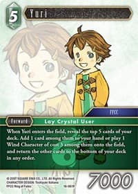 Yuri - Emissaries of Light - Final Fantasy TCG card