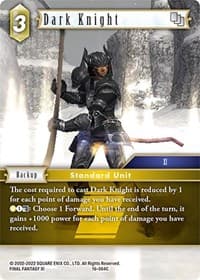 Dark Knight - Emissaries of Light - Final Fantasy TCG card