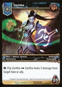 Zaritha - The Hunt for Illidan - WoW card