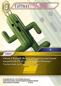 Cactuar - Emissaries of Light - Final Fantasy TCG card