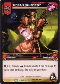Grindel Hellbringer - The Hunt for Illidan - WoW card