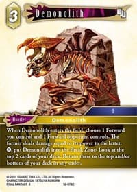 Demonolith - Emissaries of Light - Final Fantasy TCG card