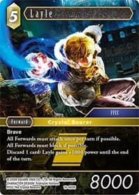 Layle - Emissaries of Light - Final Fantasy TCG card