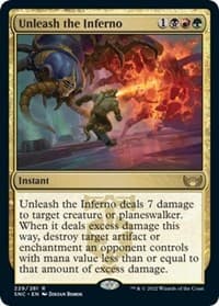 Unleash the Inferno - Streets of New Capenna - Magic: The Gathering card