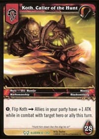 Koth, Caller of the Hunt - The Hunt for Illidan - WoW card