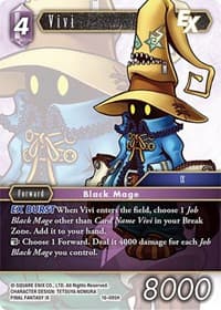 Vivi EX - Emissaries of Light - Final Fantasy TCG card