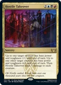 Hostile Takeover - Streets of New Capenna - Magic: The Gathering card