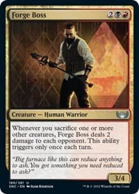 Forge Boss - Streets of New Capenna - Magic: The Gathering card
