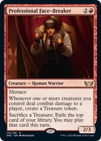 Professional Face-Breaker - Streets of New Capenna - Magic: The Gathering card