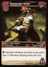 Ringleader Kuma - The Hunt for Illidan - WoW card