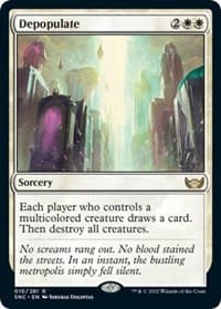 Depopulate - Streets of New Capenna - Magic: The Gathering card