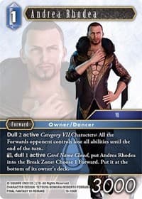 Andrea Rhodea - Emissaries of Light - Final Fantasy TCG card