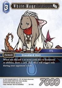 White Mage - Emissaries of Light - Final Fantasy TCG card