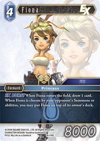 Fiona EX - Emissaries of Light - Final Fantasy TCG card