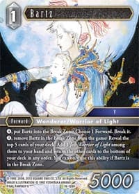 Bartz - Emissaries of Light - Final Fantasy TCG card