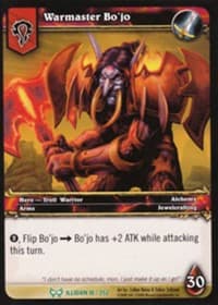 Warmaster Bo'jo - The Hunt for Illidan - WoW card