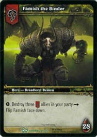 Famish the Binder - The Hunt for Illidan - WoW card