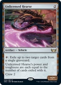 Unlicensed Hearse - Streets of New Capenna - Magic: The Gathering card