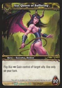 Xia, Queen of Suffering - The Hunt for Illidan - WoW card