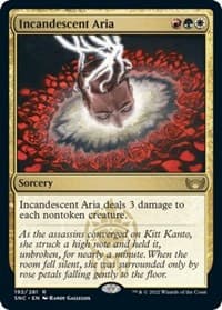 Incandescent Aria - Streets of New Capenna - Magic: The Gathering card