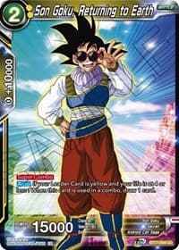 Son Goku, Returning to Earth - Ultimate Squad - Dragon Ball Super: Masters card