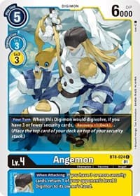 Angemon - New Awakening - Digimon Card Game card
