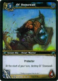 Ol' Stonewall - The Hunt for Illidan - WoW card
