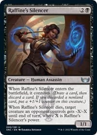 Raffine's Silencer - Streets of New Capenna - Magic: The Gathering card