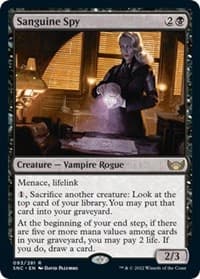 Sanguine Spy - Streets of New Capenna - Magic: The Gathering card