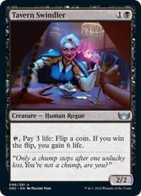 Tavern Swindler - Streets of New Capenna - Magic: The Gathering card