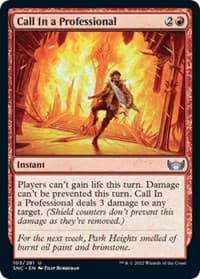 Call In a Professional - Streets of New Capenna - Magic: The Gathering card