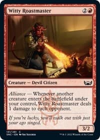 Witty Roastmaster - Streets of New Capenna - Magic: The Gathering card