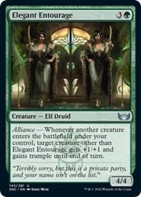 Elegant Entourage - Streets of New Capenna - Magic: The Gathering card
