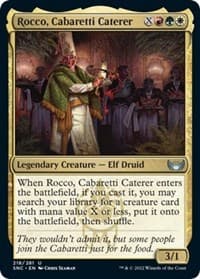 Rocco, Cabaretti Caterer - Streets of New Capenna - Magic: The Gathering card