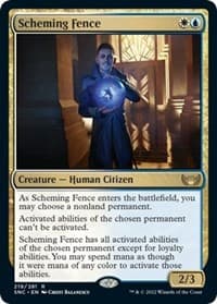 Scheming Fence - Streets of New Capenna - Magic: The Gathering card