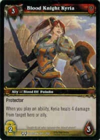 Blood Knight Kyria - The Hunt for Illidan - WoW card