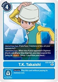 T.K. Takaishi - New Awakening - Digimon Card Game card