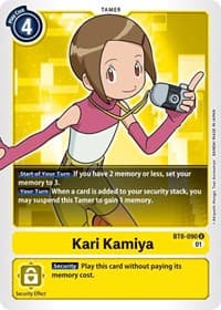 Kari Kamiya - New Awakening - Digimon Card Game card