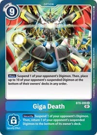 Giga Death - New Awakening - Digimon Card Game card