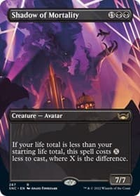Shadow of Mortality (Borderless) - Streets of New Capenna - Magic: The Gathering card