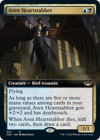 Aven Heartstabber (Extended Art) - Streets of New Capenna - Magic: The Gathering card